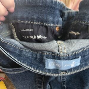 Seven For All Of Mankind Dark Blue Denim Jeans